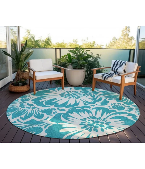 Chantille ACN551 Teal 8' x 8' Rug