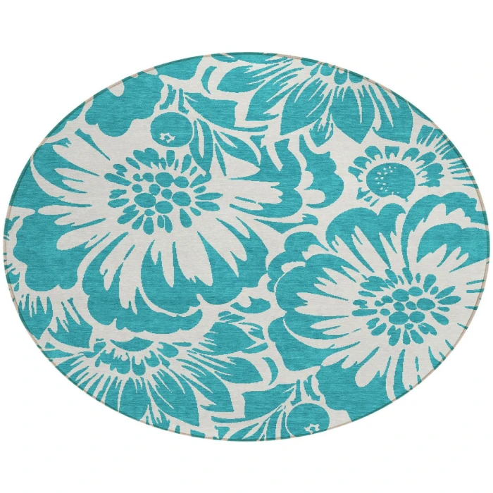 Chantille ACN551 Teal 8' x 8' Rug