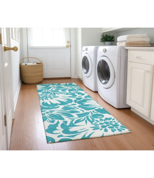 Chantille ACN551 Teal 2'3" x 7'6" Rug
