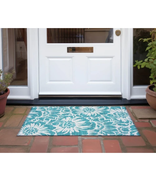 Chantille ACN551 Teal 1'8" x 2'6" Rug
