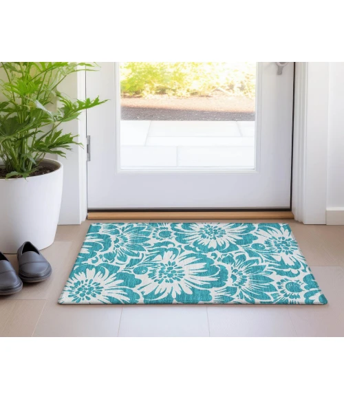 Chantille ACN551 Teal 1'8" x 2'6" Rug