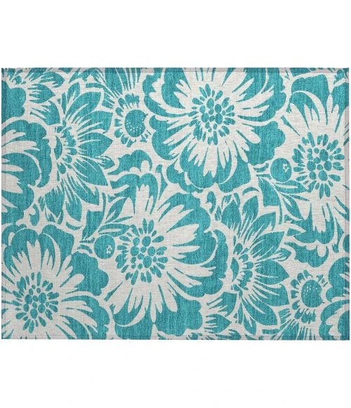 Chantille ACN551 Teal 1'8" x 2'6" Rug