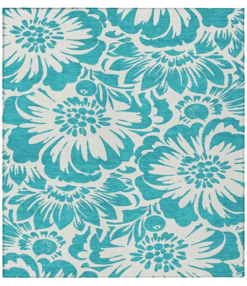Chantille ACN551 Teal 5' x 7'6" Rug