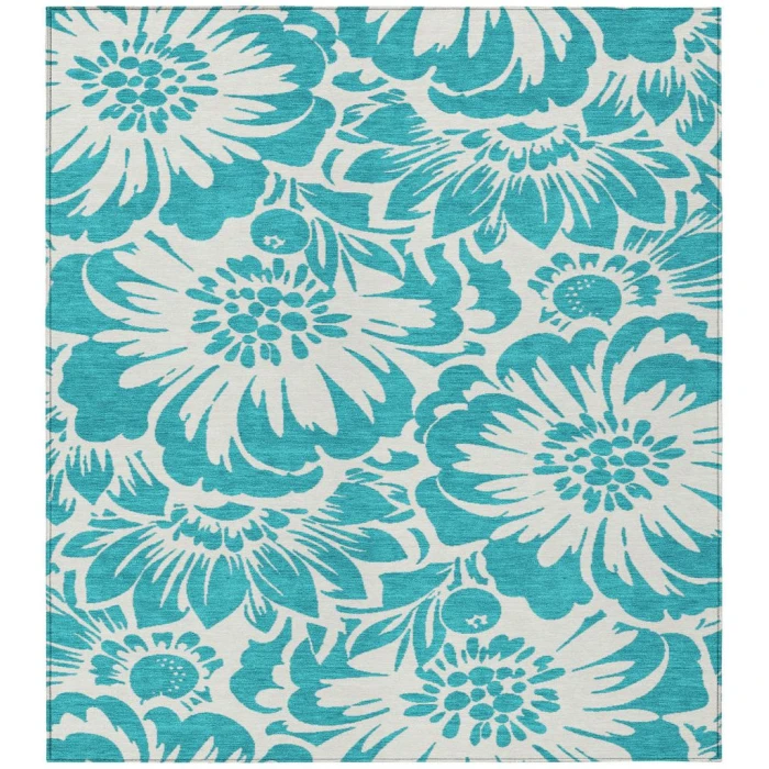 Chantille ACN551 Teal 3' x 5' Rug