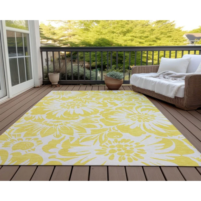Chantille ACN551 Yellow 2'6" x 3'10" Rug