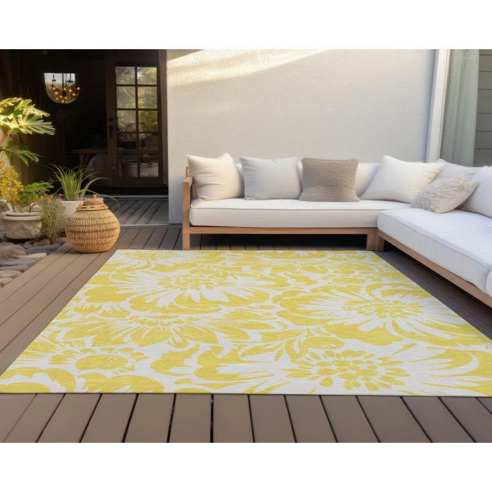 Chantille ACN551 Yellow 2'6" x 3'10" Rug