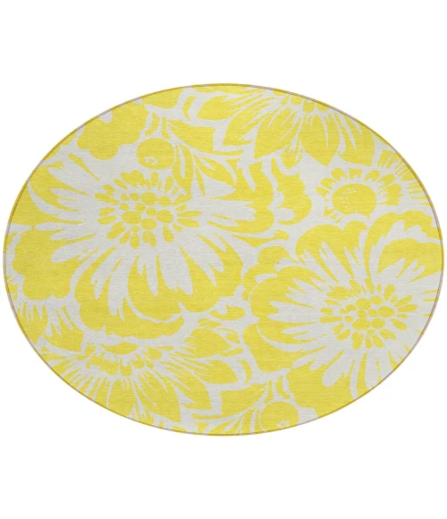 Chantille ACN551 Yellow 8' x 8' Rug