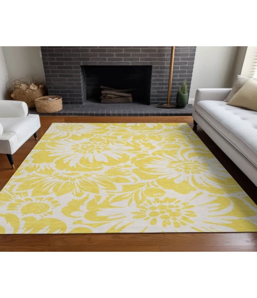Chantille ACN551 Yellow 9' x 12' Rug