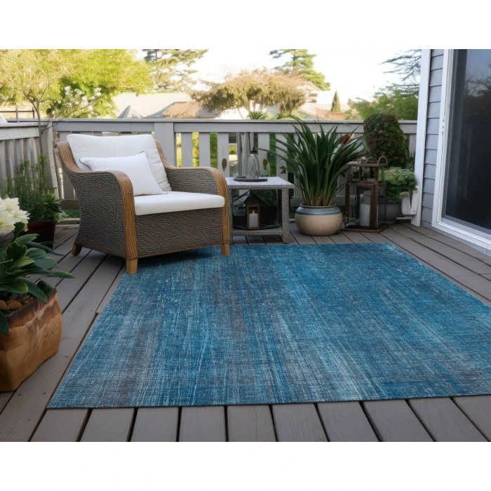 Chantille ACN552 Blue 3' x 5' Rug