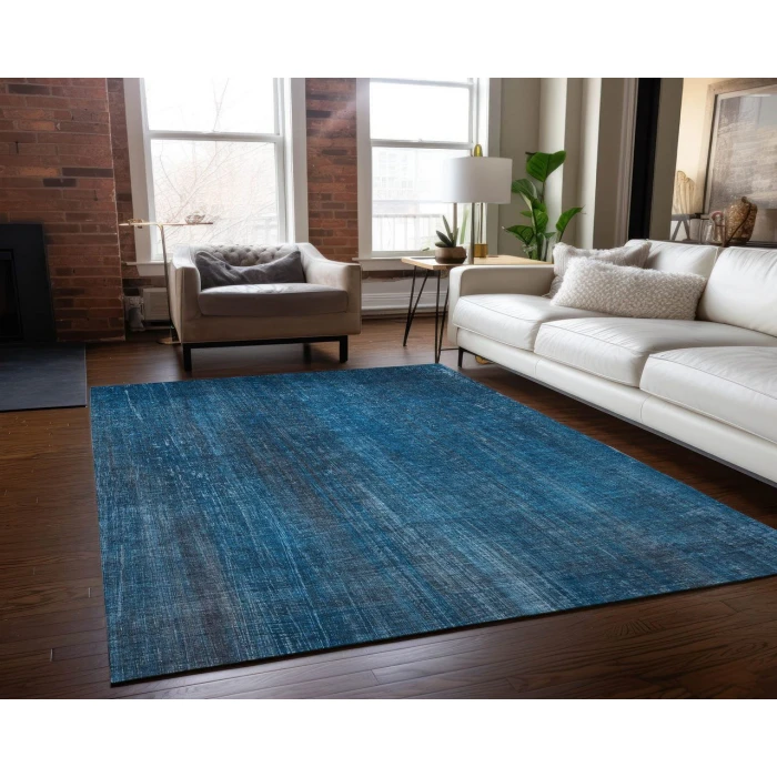 Chantille ACN552 Blue 3' x 5' Rug