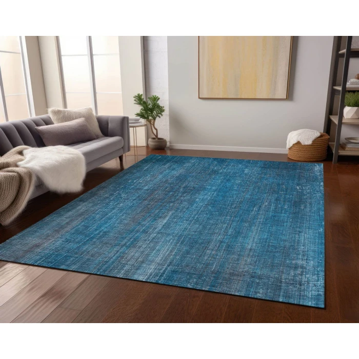 Chantille ACN552 Blue 3' x 5' Rug