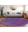 Chantille ACN552 Purple 8' x 8' Rug