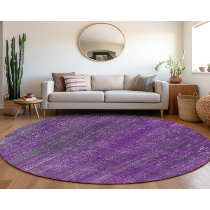 Chantille ACN552 Purple 8' x 8' Rug