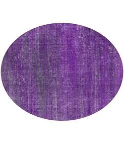 Addison Chantille ACN552 Purple 8 ft. x 8 ft. Round Rug