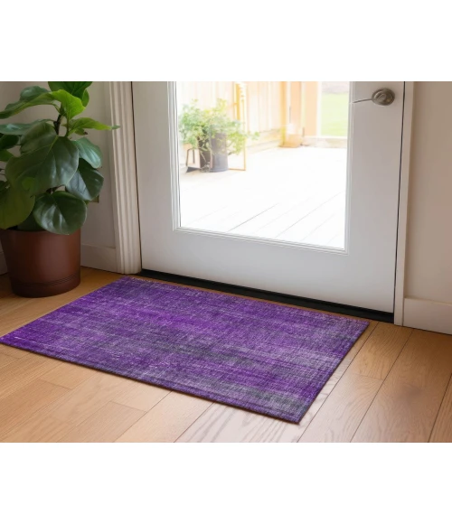 Chantille ACN552 Purple 1'8" x 2'6" Rug