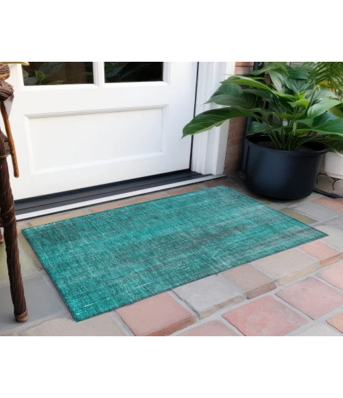 Chantille ACN552 Teal 1'8" x 2'6" Rug