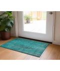 Chantille ACN552 Teal 1'8" x 2'6" Rug