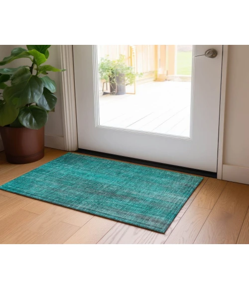 Chantille ACN552 Teal 1'8" x 2'6" Rug