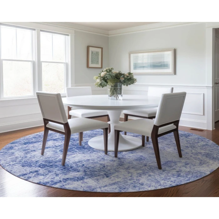 Chantille ACN553 Blue 8' x 8' Rug