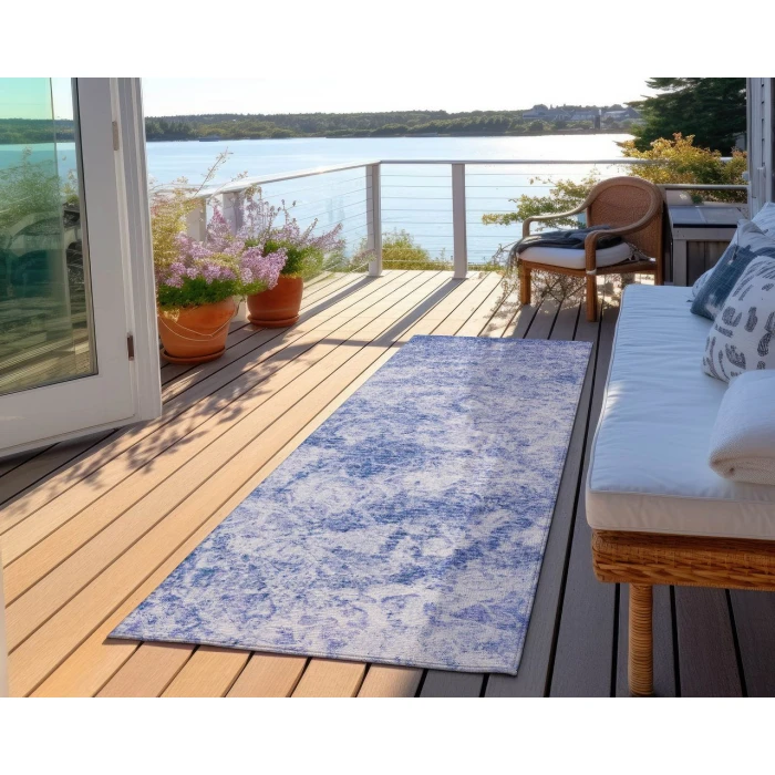Chantille ACN553 Blue 2'3" x 7'6" Rug