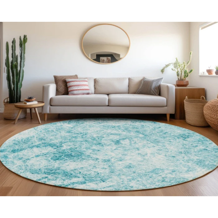 Chantille ACN553 Teal 8' x 8' Rug