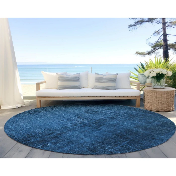Chantille ACN554 Navy 8' x 8' Rug