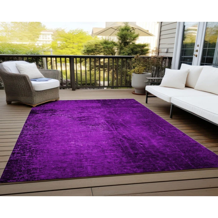 Chantille ACN554 Purple 3' x 5' Rug