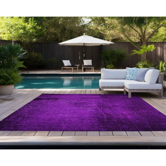 Chantille ACN554 Purple 3' x 5' Rug
