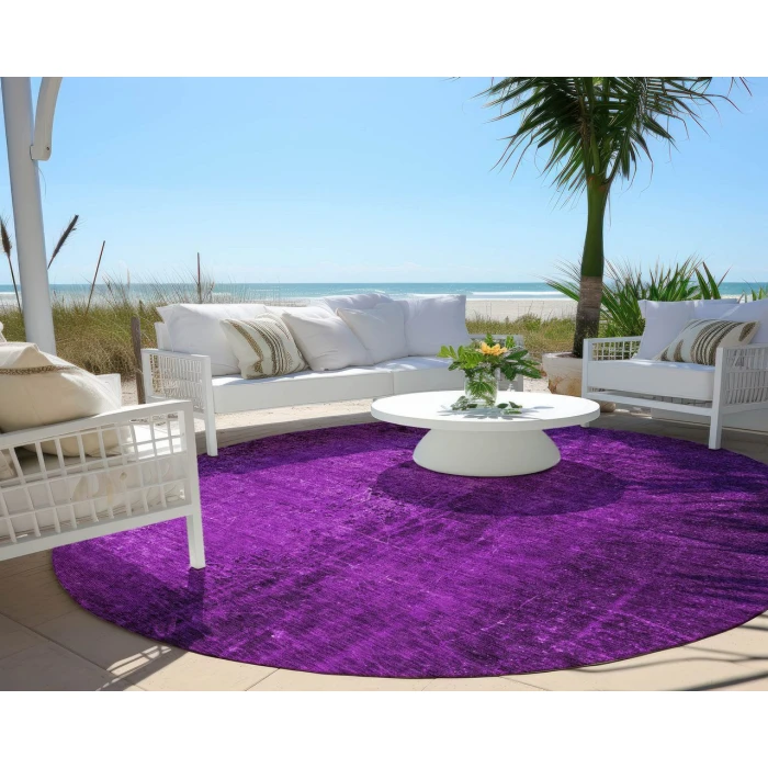 Chantille ACN554 Purple 8' x 8' Rug