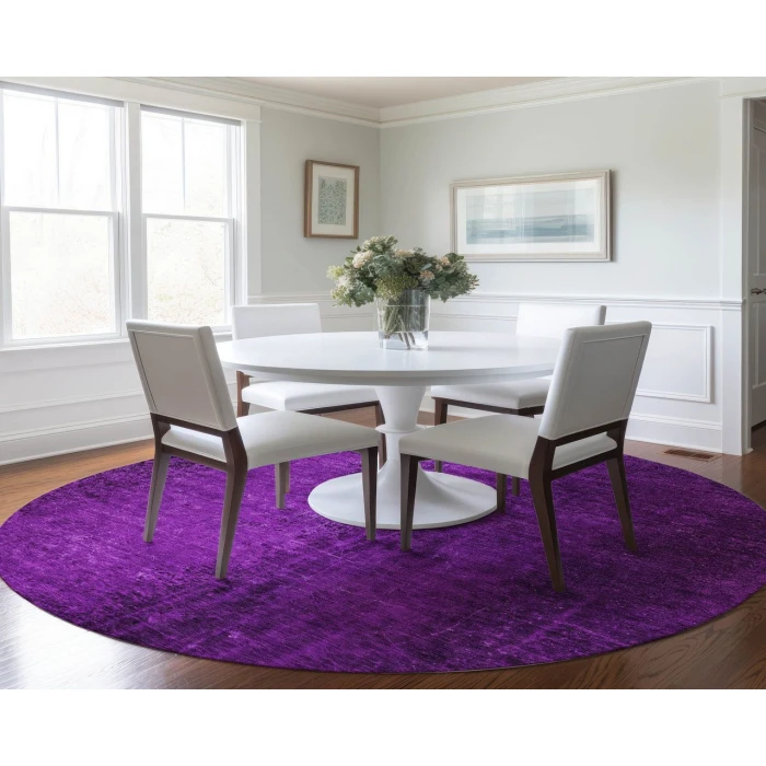 Chantille ACN554 Purple 8' x 8' Rug