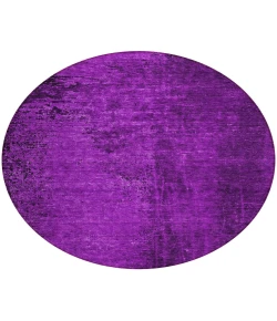 Addison Chantille ACN554 Purple 8 ft. x 8 ft. Round Rug