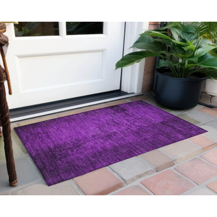 Chantille ACN554 Purple 1'8" x 2'6" Rug