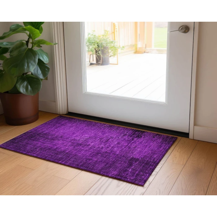 Chantille ACN554 Purple 1'8" x 2'6" Rug