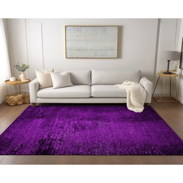 Chantille ACN554 Purple 3' x 5' Rug