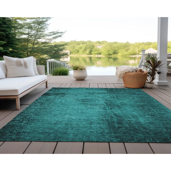 Chantille ACN554 Teal 3' x 5' Rug