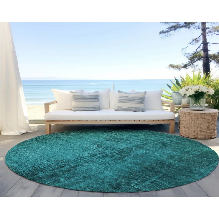 Chantille ACN554 Teal 8' x 8' Rug