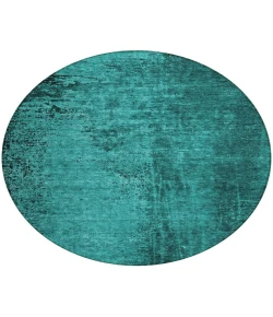 Addison Chantille ACN554 Teal 8 ft. x 8 ft. Round Rug