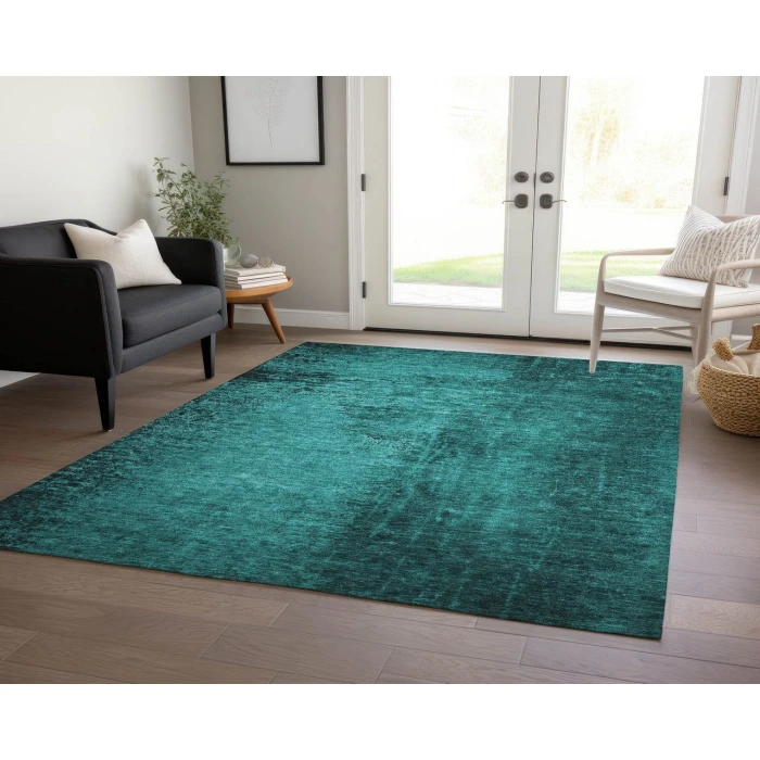 Chantille ACN554 Teal 3' x 5' Rug