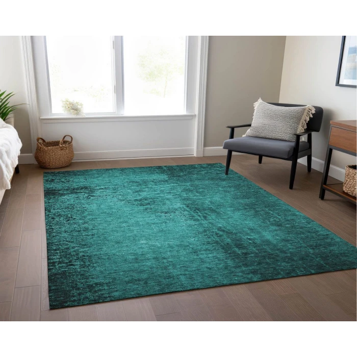 Chantille ACN554 Teal 3' x 5' Rug