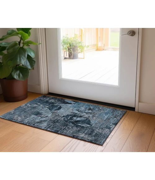 Chantille ACN555 Denim 1'8" x 2'6" Rug