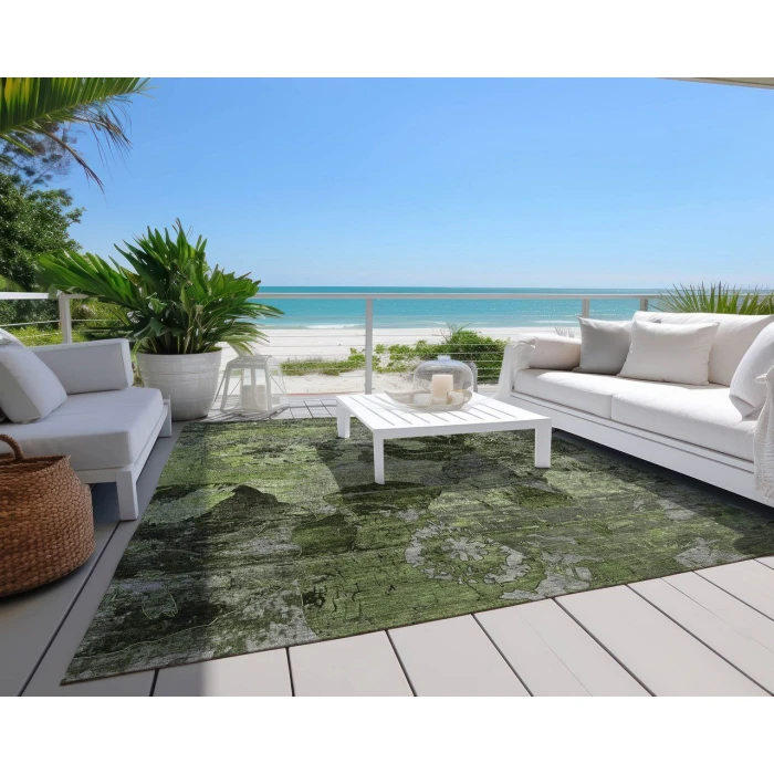 Chantille ACN555 Green 9' x 12' Rug