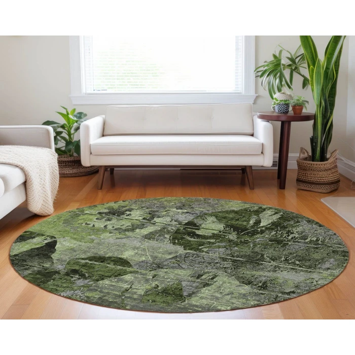 Chantille ACN555 Green 8' x 8' Rug