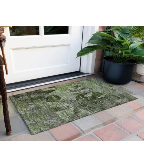 Chantille ACN555 Green 1'8" x 2'6" Rug