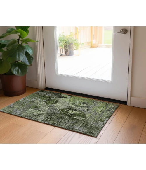 Chantille ACN555 Green 1'8" x 2'6" Rug