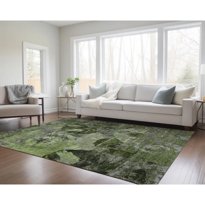Chantille ACN555 Green 9' x 12' Rug