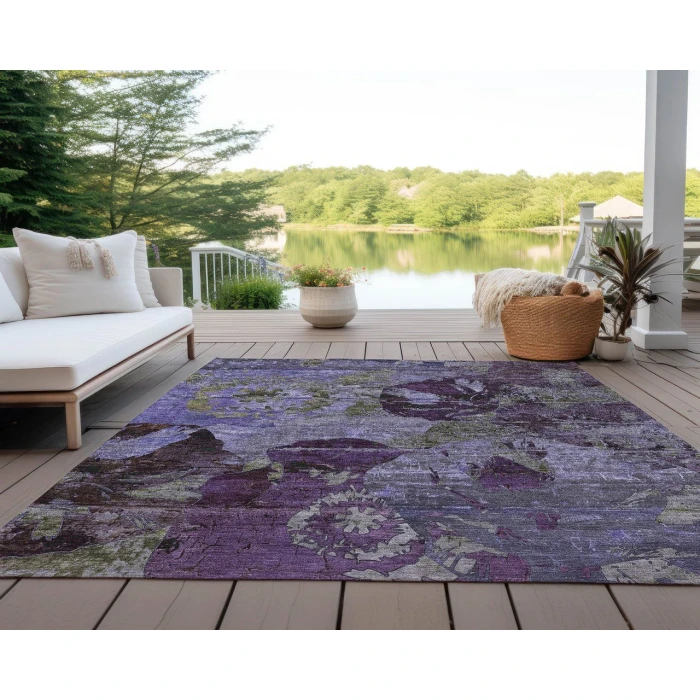 Chantille ACN555 Purple 9' x 12' Rug