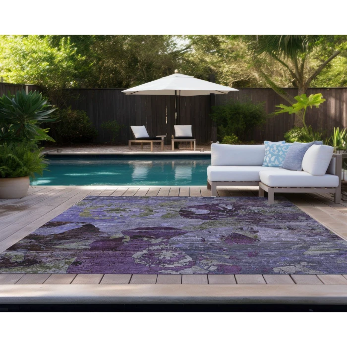 Chantille ACN555 Purple 9' x 12' Rug