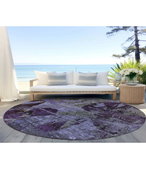 Chantille ACN555 Purple 8' x 8' Rug
