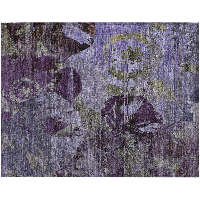 Chantille ACN555 Purple 1'8" x 2'6" Rug