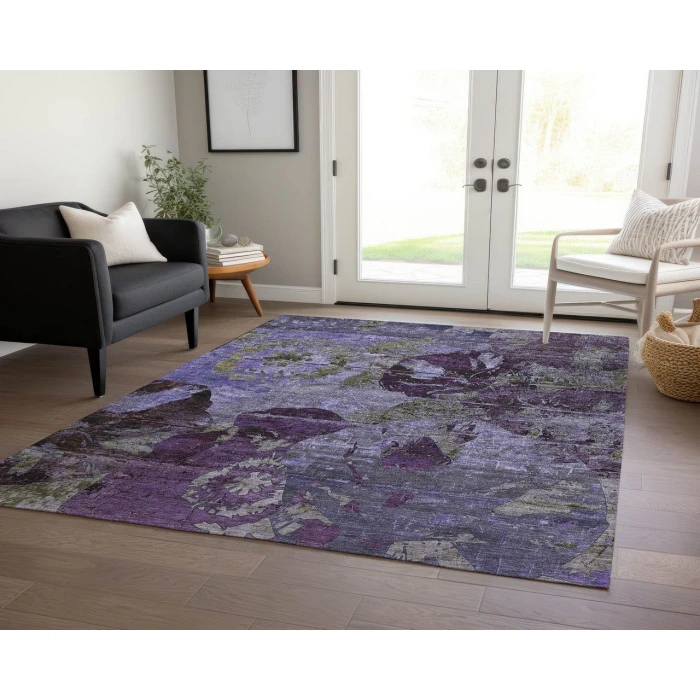 Chantille ACN555 Purple 9' x 12' Rug